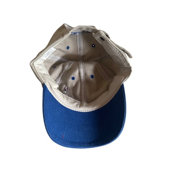 Hinano Tahiti Beige & Blue Adjustable Baseball Cap With Embroidered Logo - Picture 3 of 4